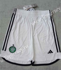 2023-2024 Celtic Home White Thailand Soccer Shorts-2886