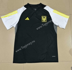 (S-4XL) 2023-2024 Tigres UANL Black Thailand Training Soccer Jersey AAA-9527