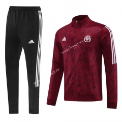 2023-2024 Bayern München Maroon Thailand Soccer Jacket Uniform-LH