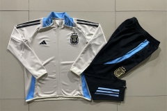 2024-2025 Argentina Beige Kids/Youth Soccer Jacket Uniform-815