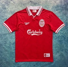 Retro Version 96-97 Liverpool Home Red Thailand Soccer Jersey AAA-6590