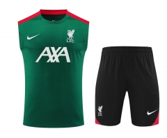 2024-2025 Liverpool Green Thailand Soccer Vest Uniform-418