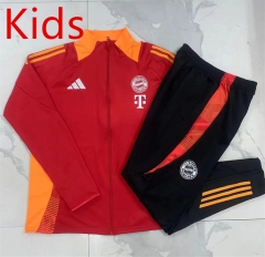 2024-2025 Bayern München Red Kids/Youth Soccer Jacket Uniform-815
