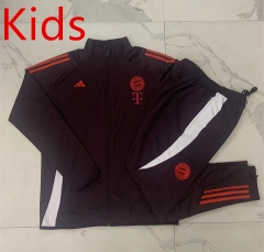 2024-2025 Bayern München Red&Brown Kids/Youth Soccer Jacket Uniform-815