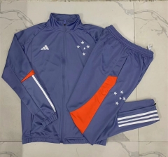 2024-2025 Cruzeiro EC Gray Thailand Soccer Jacket Uniform-815