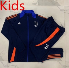 2024-2025 Juventus Up-cyan Kids/Youth Soccer Jacket Uniform-815
