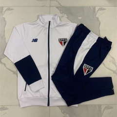 2024-2025 Sao Paulo White Thailand Soccer Jacket Uniform-815