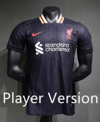 (S-3XL) Player Version 2024-2025 Special Version Liverpool Black Thailand Soccer Jersey AAA-518
