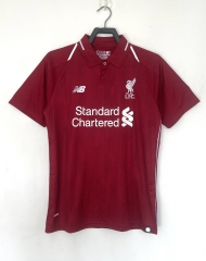 Retro Version 18-19 Liverpool Home Red Thailand Soccer Jersey AAA-811
