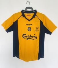 Retro Version 00-01 Liverpool 2nd Away Orange Thailand Soccer Jersey AAA-811
