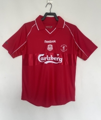 Retro Version 00-01 Liverpool Home Red Thailand Soccer Jersey AAA-811