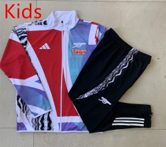 2024-2025 Arsenal Red&White&Blue Kids/Youth Soccer Jacket Uniform-815