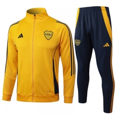 2024-2025 Boca Juniors Yellow Thailand Soccer Jacket Uniform-815