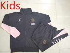 2024-2025 Jordan Paris SG Black Kids/Youth Soccer Jacket Uniform-815