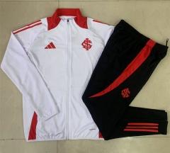2024-2025 Brazil SC Internacional White Thailand Soccer Jacket Uniform-815