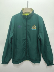 Retro Version 1991 Newcastle United Away Green Double-Sided Wear Thailand Trench Coats-0255