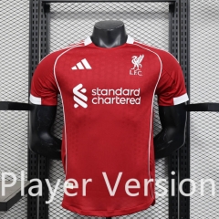 Player Version 2025-2026 Liverpool Home Red Thailand Soccer Jersey AAA-888
