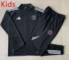 2025-2026 Inter Miami CF Black Kids/Youth Soccer Jacket Uniform-815