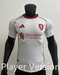 Player Version 2025-2026  Liverpool Away White  Thailand Soccer Jersey AAA-4506