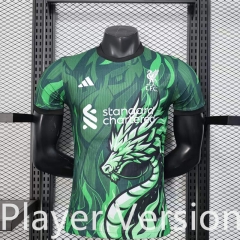 Player Version 2025-2026 Special Version Liverpool  Green   Thailand Soccer Jersey AAA-888