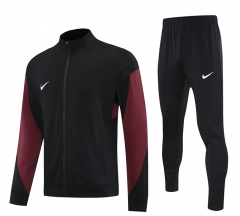 25-26 Nike Black Thailand Soccer Jacket Uniform-4627