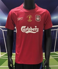 Retro Version 04-05 Liverpool Home Red Thailand Soccer Jersey AAA-2390