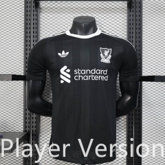 Player Version 2025-2026  Liverpool Goalkeeper Black  Thailand Soccer Jersey AAA-888