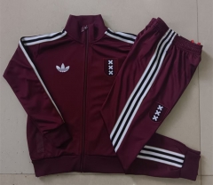 2025-2026 Retro Version Ajax  Dark Red  Thailand Soccer Jacket Uniform-815