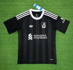 (S-4XL)2025-2026 Liverpool Goalkeeper Black Thailand Soccer Jersey AAA-403