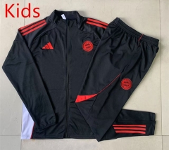 2025-2026 Bayern München Black  Kids/Youth Soccer Jacket Uniform-815