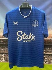 (S-4XL) 25-26 Everton Home Blue Thailand Soccer Jersey AAA-2044