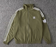 (S-3XL) 25-26 Casual Green Thailand Soccer Trench Coat-GB