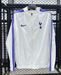 (S-3XL) 25-26 Tottenham Hotspur Home White Thailand Soccer Trench Coat-GB