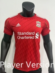 Player Retro Version 10-11 Liverpool  Home Red Thailand Soccer Jersey AAA-0871