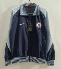 25-26 Chelsea Blue  Thailand Soccer Trench Coat-1836