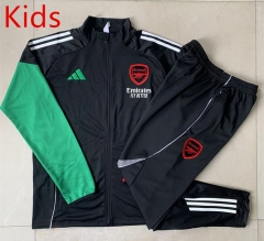 2025-2026 Arsenal Black  Kids/Youth Soccer Jacket Uniform-815