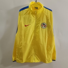25-26 Club América Yellow Thailand Trench Coats-0255