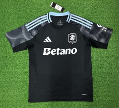 (S-4XL) 2025-2026 Aston Villa Away Black Thailand Soccer Jersey AAA-403
