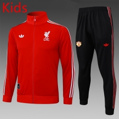 25-26  Liverpool Red Kids/Youth Soccer Jacket Uniform-815