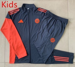 25-26 Bayern München Dark Grey Kids/Youth Soccer Jacket Uniform-815