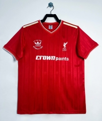 Retro Version 86-87 Liverpool Home Red Thailand Soccer Jersey AAA-811