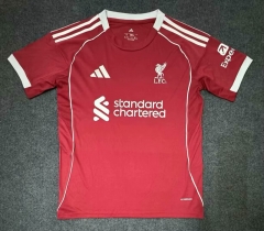 (S-4XL) 25-26 Correct Edition Liverpool Home Red Thailand Soccer Jersey AAA-2483