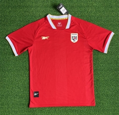 (S-4XL) 25-26 Panama Home Red Thailand Soccer Jersey AAA-403