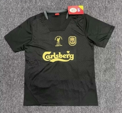 Retro Version 2005 Liverpool Black Thailand Soccer Jersey AAA-2483