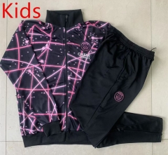 2025-2026 Jordan Paris SG Black Star Inkjet Kids/Youth Soccer Jacket Unifrom -815