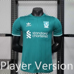 Player Version 2025-26 Liverpool 2nd Away Green Thailand Soccer Jersey AAA-888