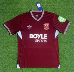 (S-4XL) 25-26 West Ham United Home Red Thailand Soccer Jersey AAA-403