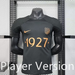 Player Version 25-26 Champions Commemorative Edition Al Ittihad Saudi Black Thailand Soccer Jersey AAA(Gold Font)-888