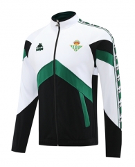 Retro Version 25-26 Real Betis Black&White&Green Thailand Soccer Jacket-LH