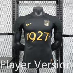 Player Version 25-26 Champions Commemorative Edition Al Ittihad Saudi Black Thailand Soccer Jersey AAA-888